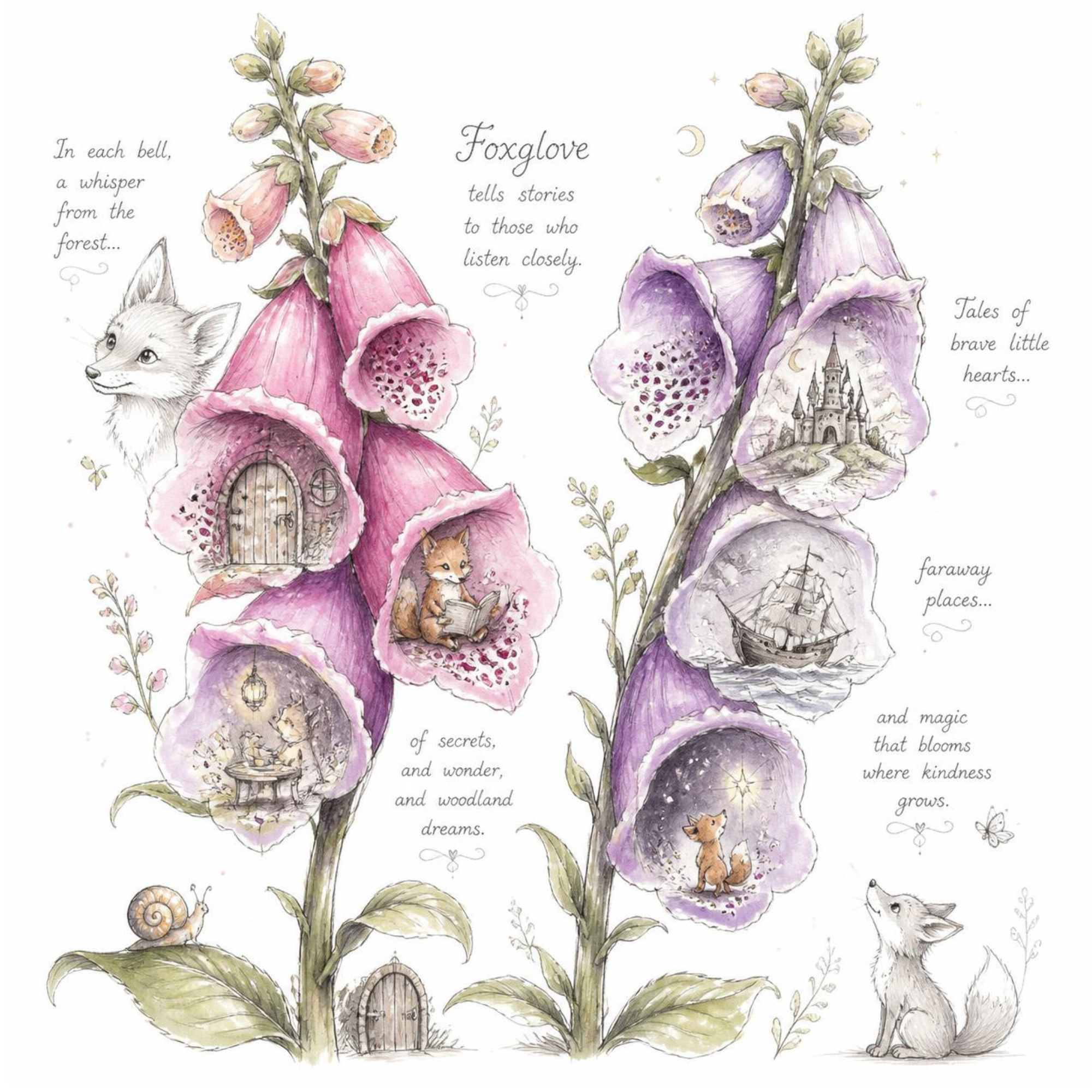 Foxhlove flowers story